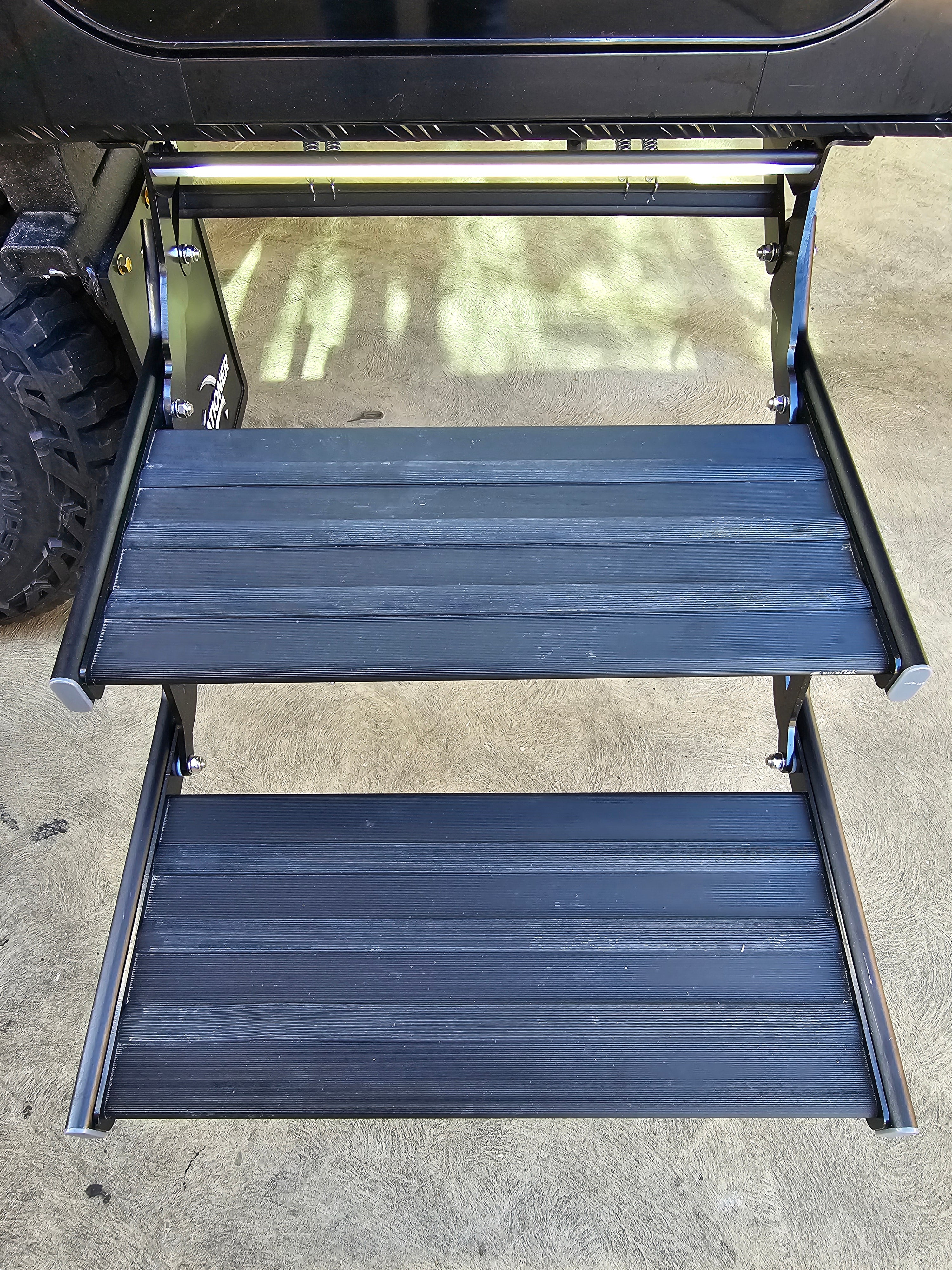 Euroflek Premium Caravan Double Step with LED Light